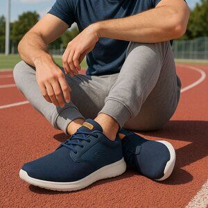 Skechers 11 Men Sneakers Delson 2.0 Slip-On Casual Activewear Shoes Athleisure